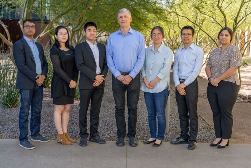 Vlad Kalinichenko, MD, PhD, director for the Phoenix Children’s Research Institute at the University of Arizona College of Medicine – Phoenix, pictured with members of his team.