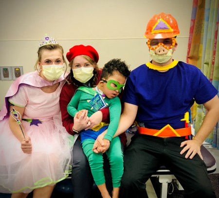A Halloween tradition at Phoenix Children’s, dressing up as the characters from Super WHY!