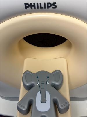 Toy Elephant using mini CT scan machine