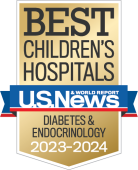 US News Best Children's Hospital Badge Diabetes & Endocrinology