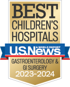 US News Best Children's Hospital Badge Gastroenterology