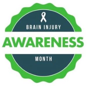 Brain Injury Awareness Month logo