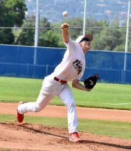 Teen baseball pitcher