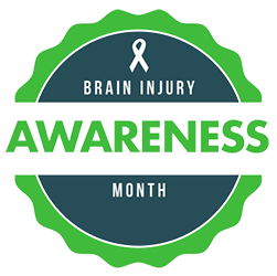 Brain Injury Awareness Month logo