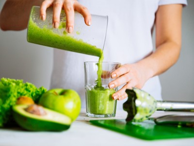 Green juice and ingredients