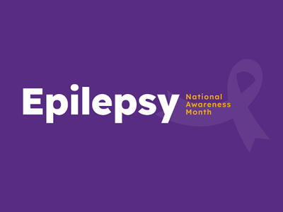 Purple Epilepsy Awareness Month banner