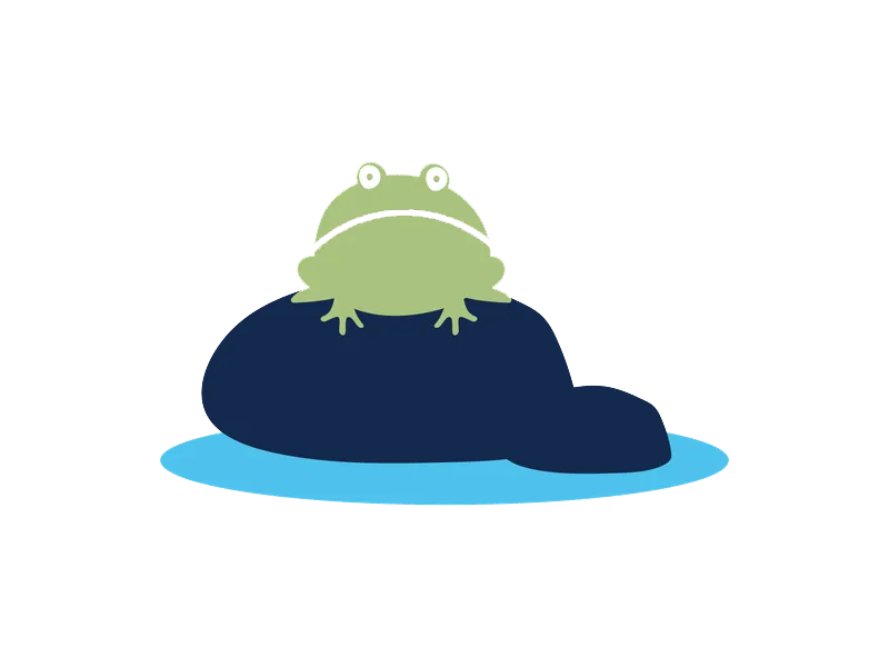 Bullfrog illustration