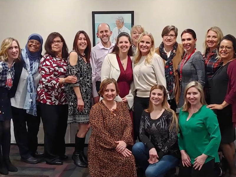 Large group of PFAC members smiling