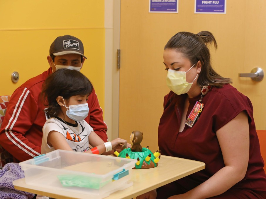 Child at Phoenix Children's