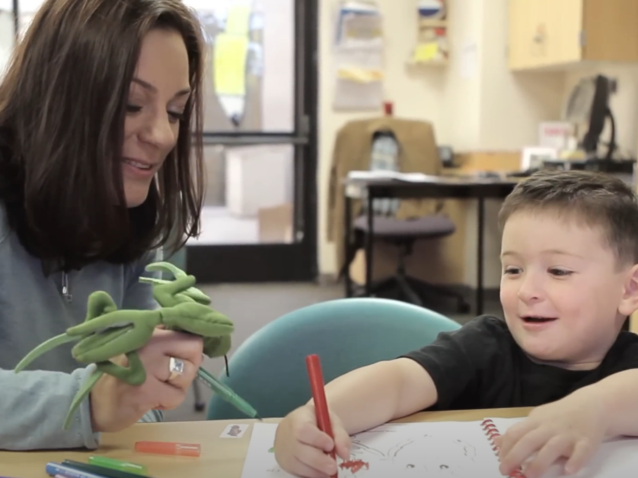 Provider and child coloring