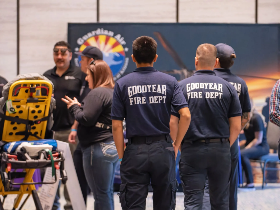 Goodyear firefighters attending EMS conference