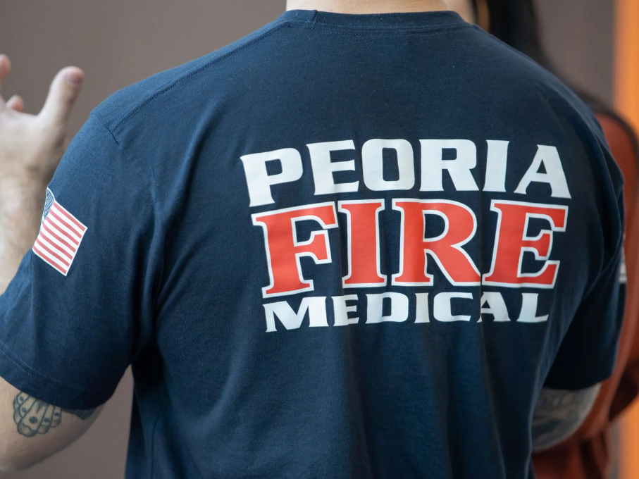 Peoria firefighter attending EMS conference