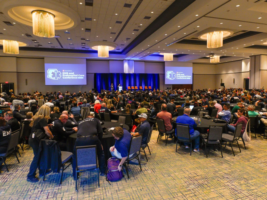 2024 EMS Conference stage and attendees