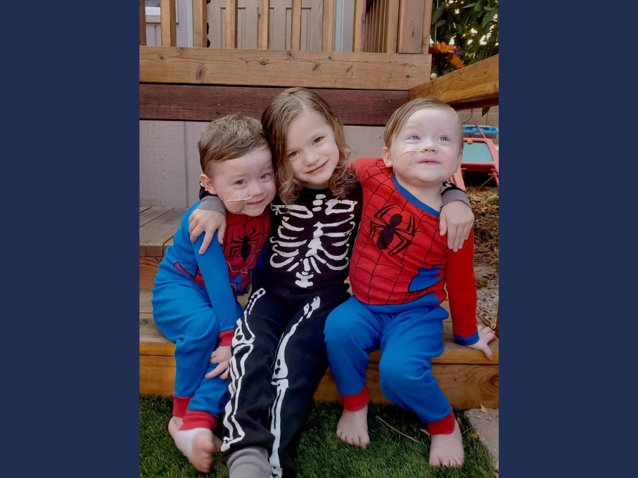 Toddlers in costumes