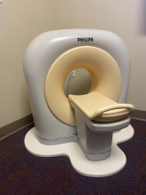 Mini replica of CT scanner, kitten scanner