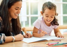 Parent and child coloring