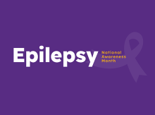 Purple Epilepsy Awareness Month banner